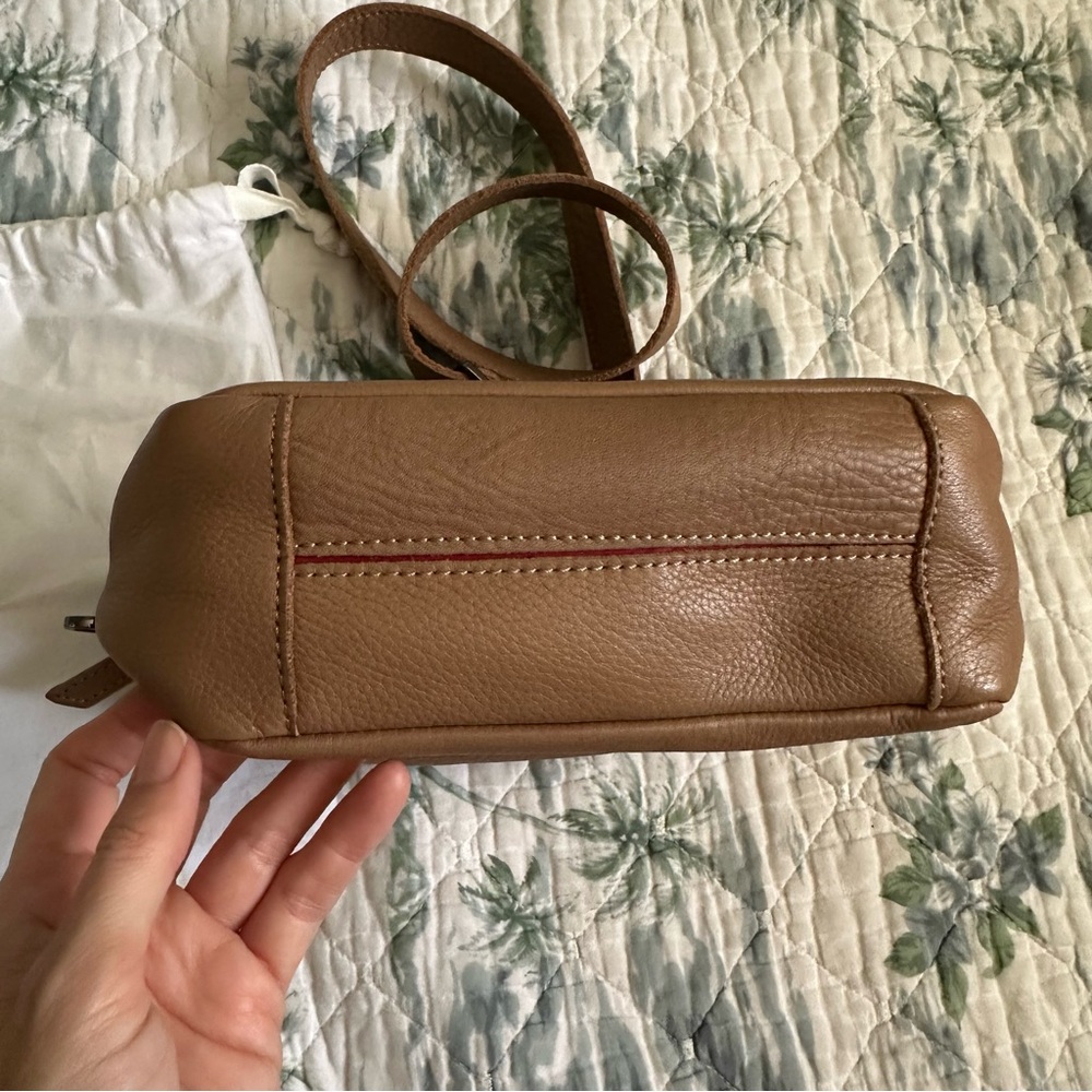 Hammitt Evan Crossbody Biscotti Tan Light Brown Gunmetal - Picture 11 of 13